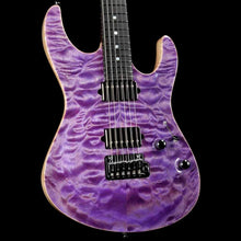 Suhr Modern Carve Top Set Neck Transparent Purple