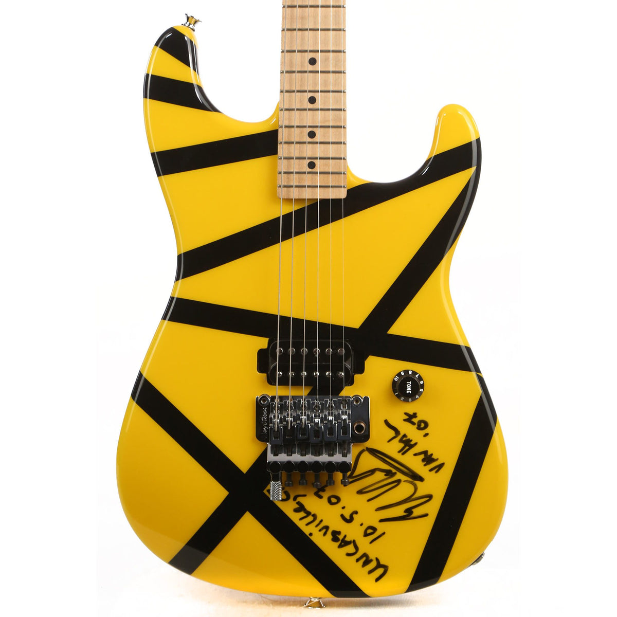 Charvel EVH Art Series Uncasville CT Black & Yellow 2007 — 1