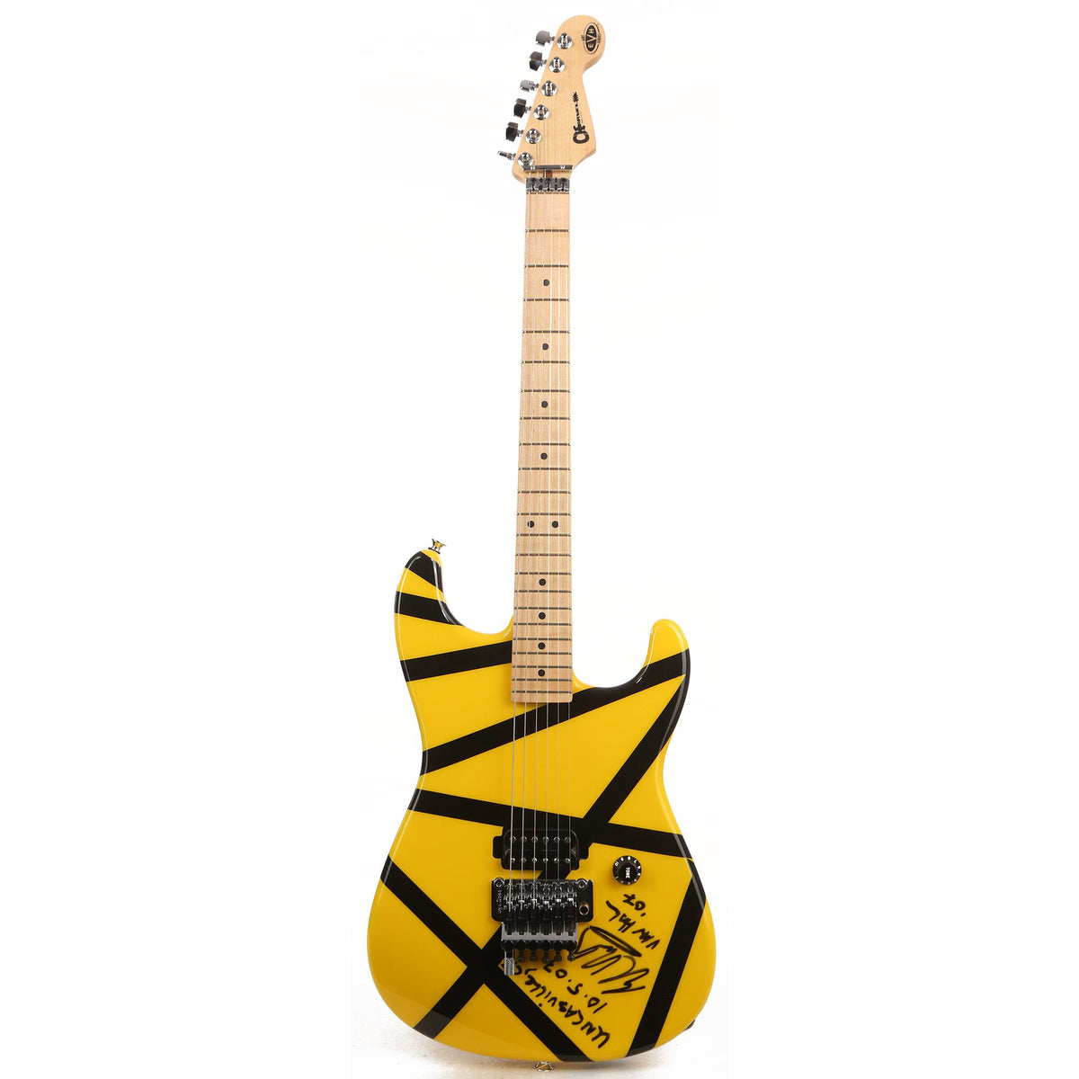 Charvel EVH Art Series Uncasville CT Black & Yellow 2007 — 2