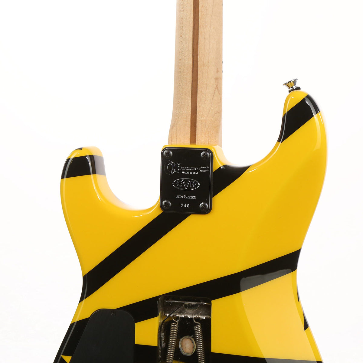 Charvel EVH Art Series Uncasville CT Black & Yellow 2007 — 8
