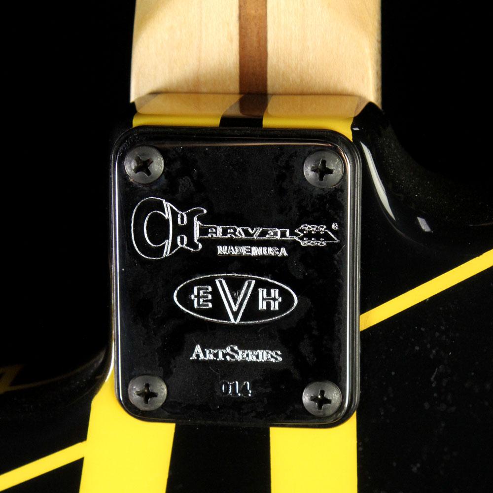 Charvel EVH Art Series Grand Rapids MI Black & Yellow 2004 Used — 7