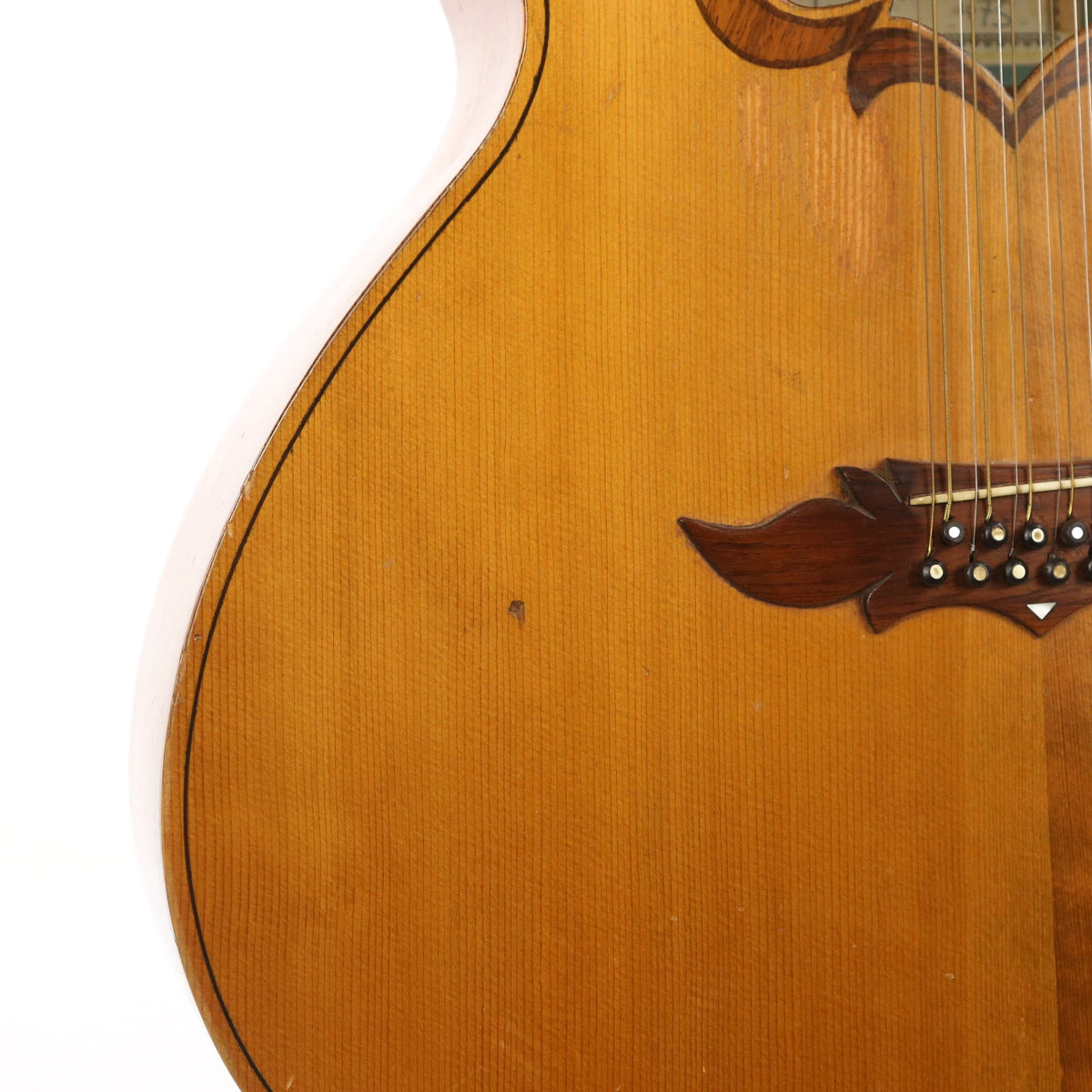 Used 1973 Zemaitis Harp 12-String Acoustic Guitar Natural — 9