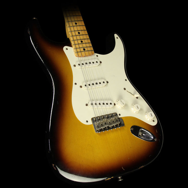 Used 2001 Fender Custom Shop '56 Stratocaster Relic Electric Guitar 2-Tone Sunburst