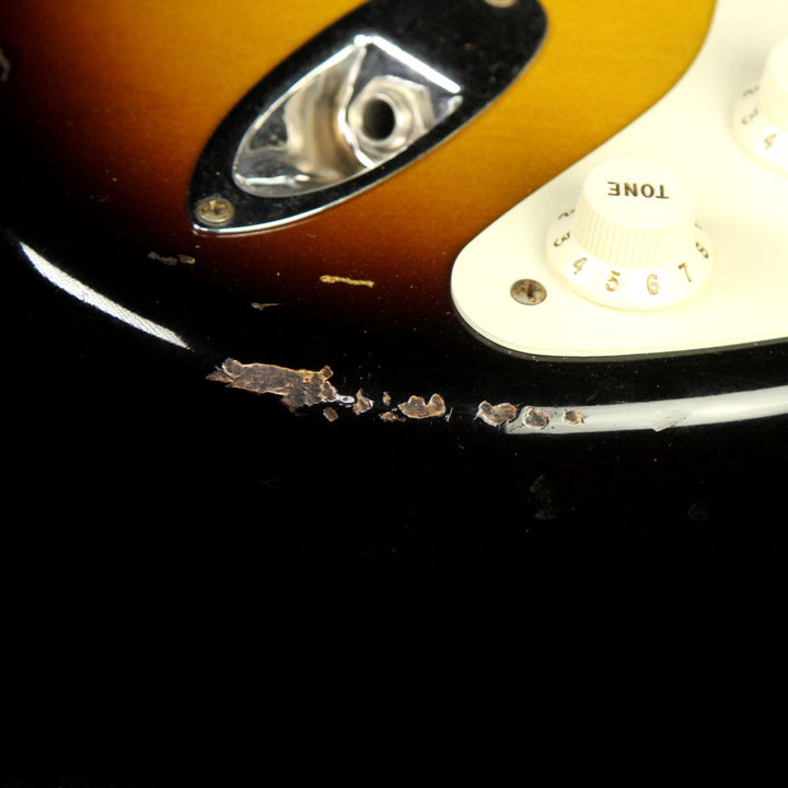 Used 2001 Fender Custom Shop '56 Stratocaster Relic Electric Guitar 2-Tone Sunburst