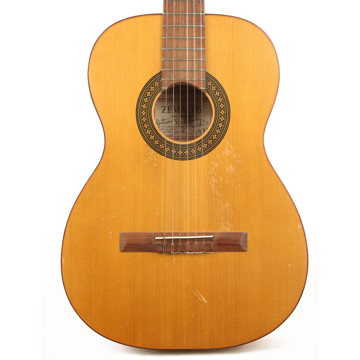 Used 1981 Zemaitis Classical Nylon String Acoustic Guitar Natural — 1