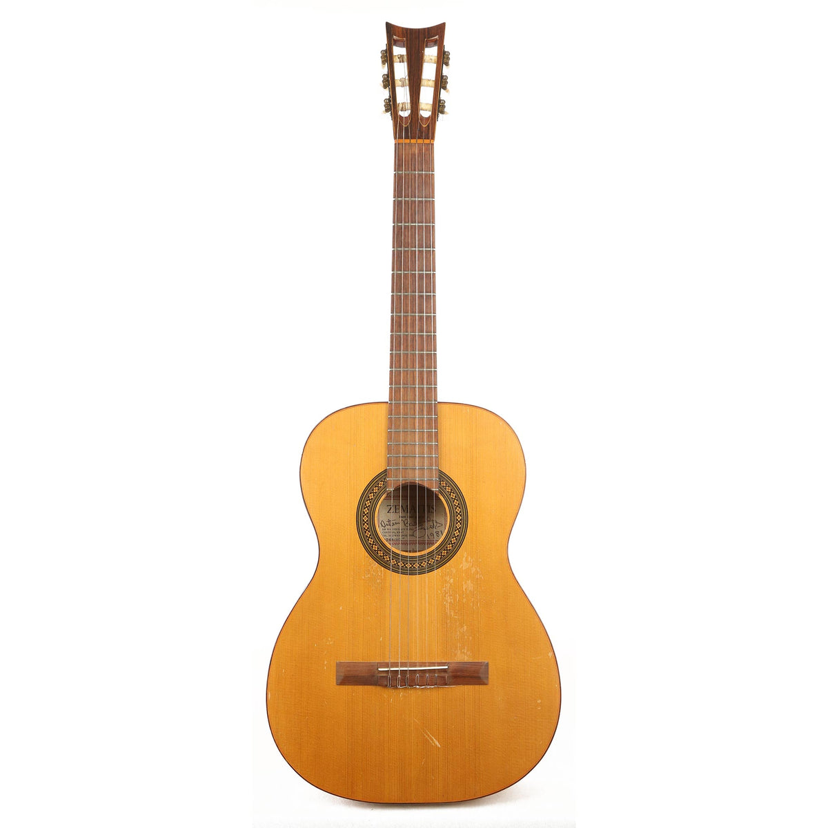 Used 1981 Zemaitis Classical Nylon String Acoustic Guitar Natural — 2