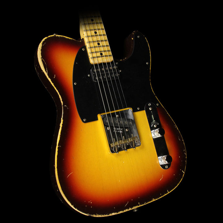 Used Fender Custom Shop 2017 NAMM Display Masterbuilt Paul Waller '59 Telecaster Heavy Relic Electric Guitar 2-Tone Sunburst