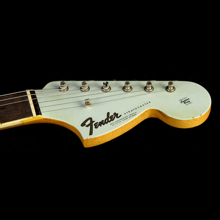 Fender Custom Shop 2017 NAMM Display Custom Built '67 Stratocaster Relic Electric Guitar Sonic Blue over 3-Tone Sunburst