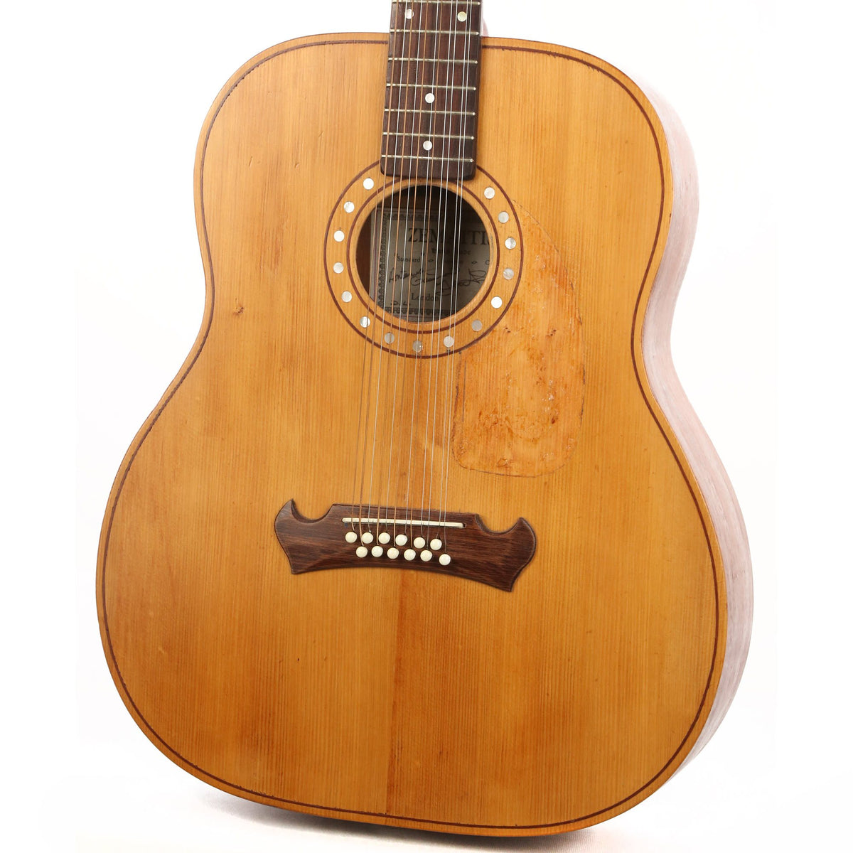 Used 1965 Zemaitis 12-String Standard Acoustic Guitar Natural — 6