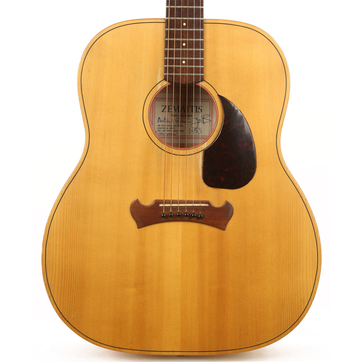 Used 1983 Zemaitis 6-String Standard Acoustic Guitar Natural — 1