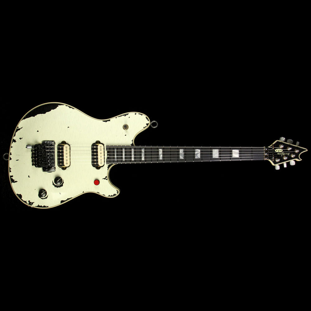 Used 2016 EVH Limited Edition Tour Relic Wolfgang Electric Guitar Ivory — 2