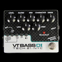 Tech 21 SansAmp VT Bass DI Electric Bass Effect Pedal | The Music Zoo
