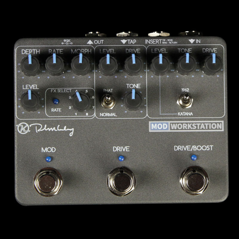 tone workstation pedal Keeley Mod Workstation Modulation and Overdrive Effect Pedal