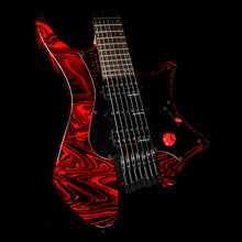 Strandberg Singularity Per Nilsson Signature Model Standard Frets Electric Guitar Black and Red Swirl