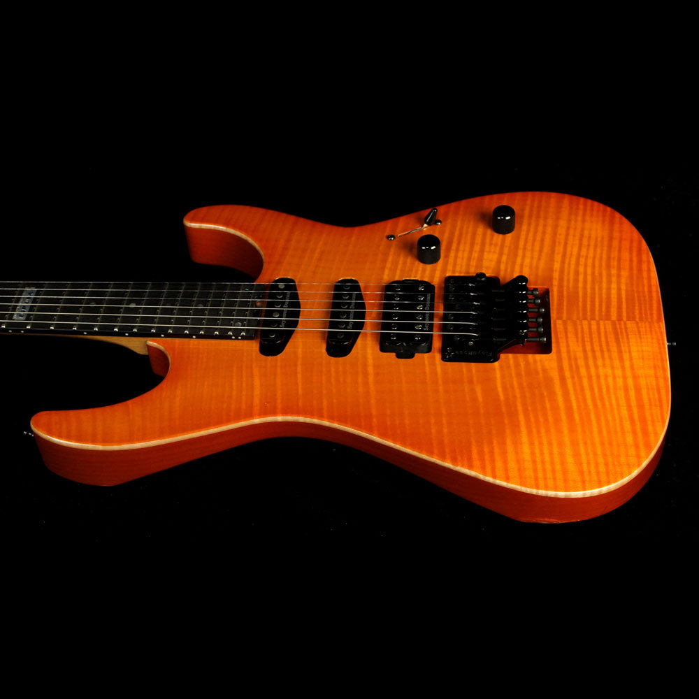 Used 2014 ESP USA M-III Electric Guitar Copper Sunburst — 5