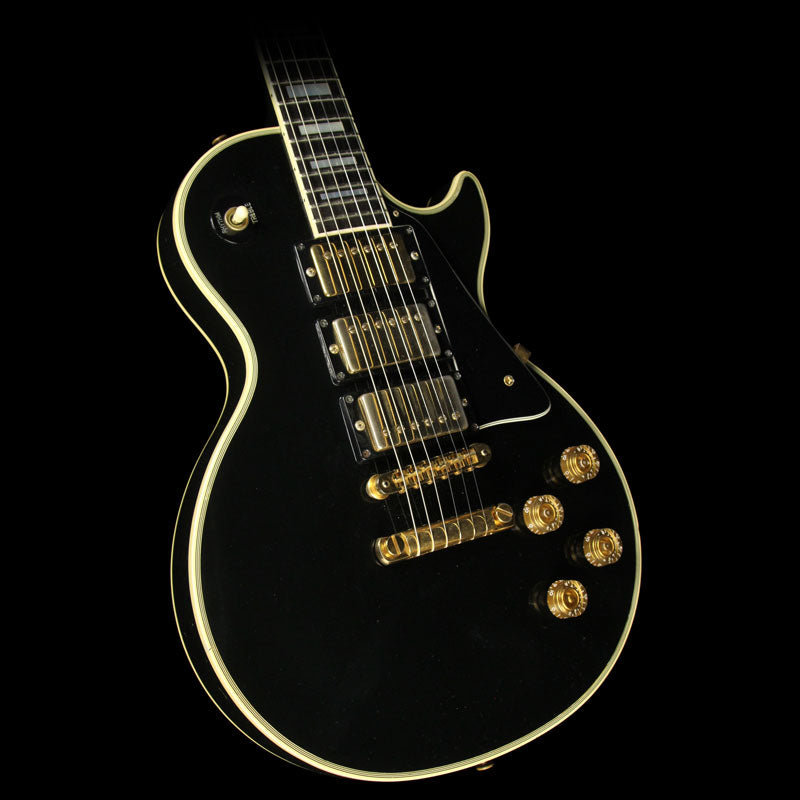 Used 1989 Gibson Les Paul Custom Electric Guitar Ebony — 1