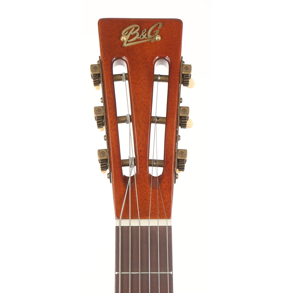 B&G Guitars Little Sister Crossroads Cutaway P-90 Tobacco Burst — 4