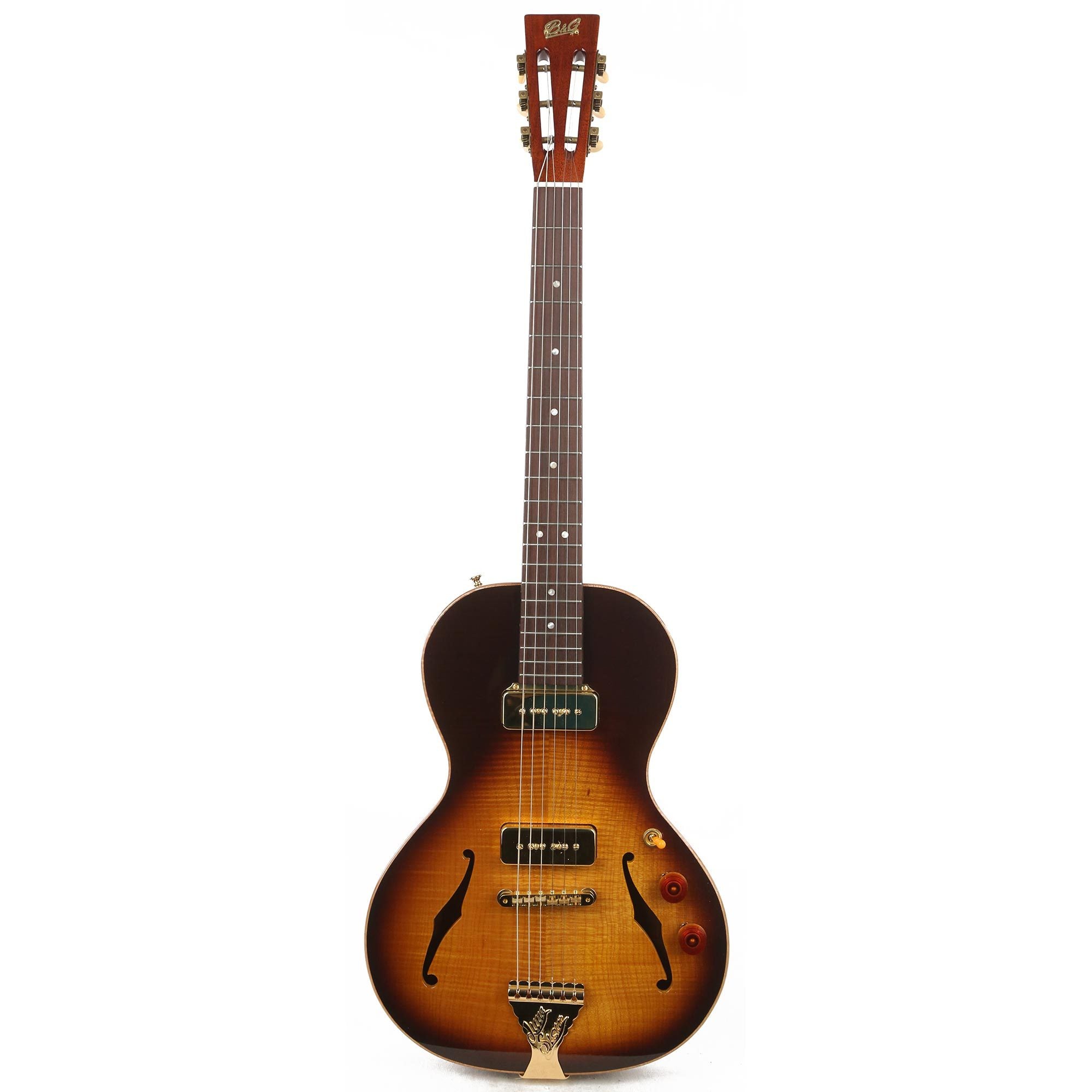 B&G Guitars Little Sister Crossroads P-90 Tobacco Burst | The