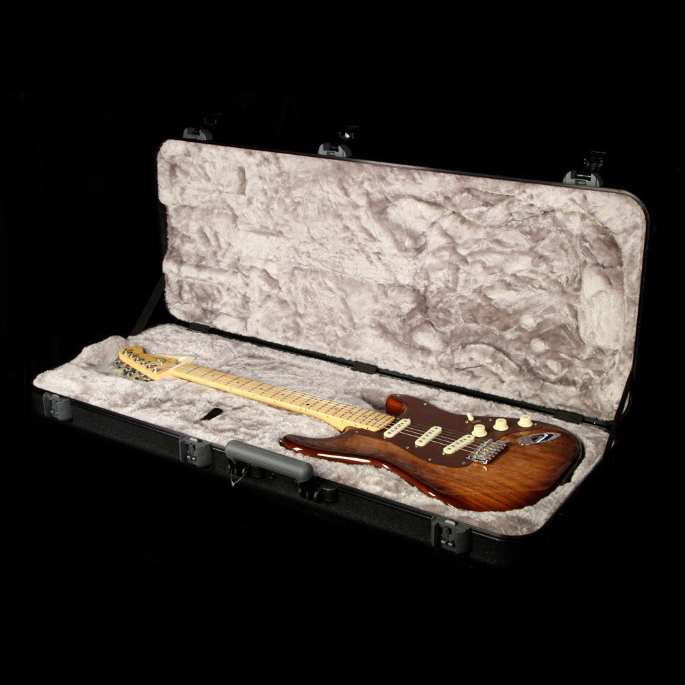 Fender Exotic Collection Shedua Top Stratocaster Electric Guitar Shaded Edge Burst — 5