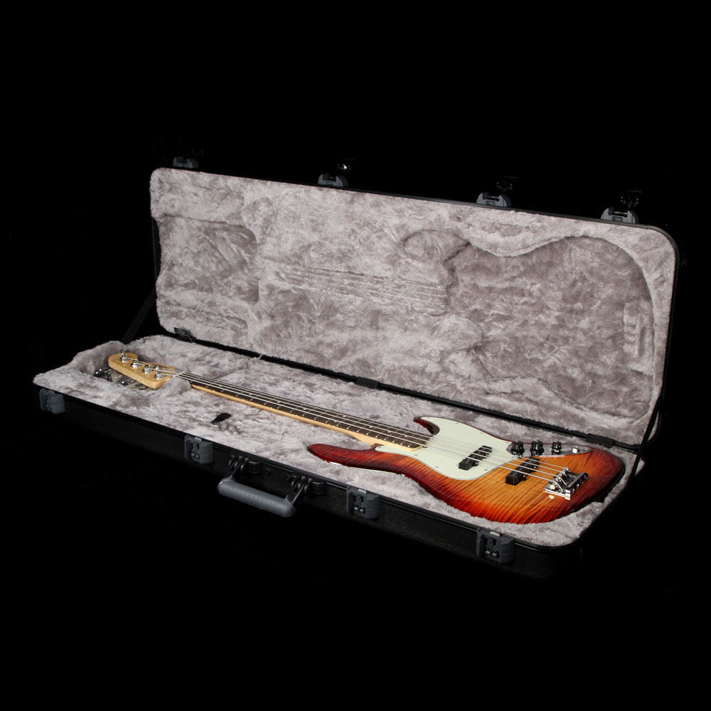 Fender American Pro Jazz Bass Limited FMT Aged Cherry Burst — 7