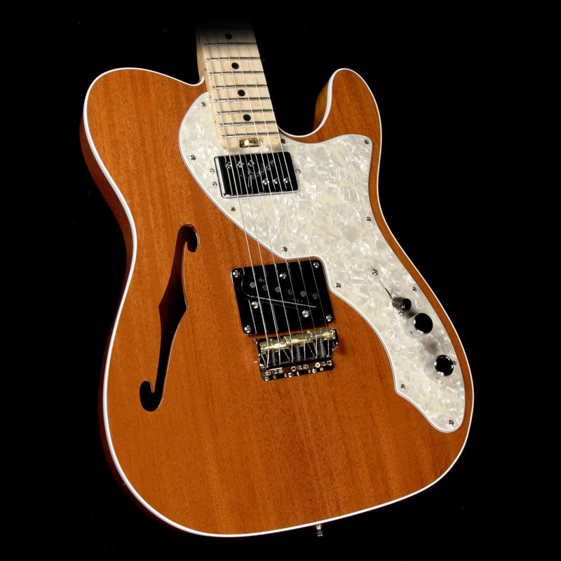 Fender American Elite Telecaster Thinline Mahogany Limited Edition Electric Guitar Natural — 1