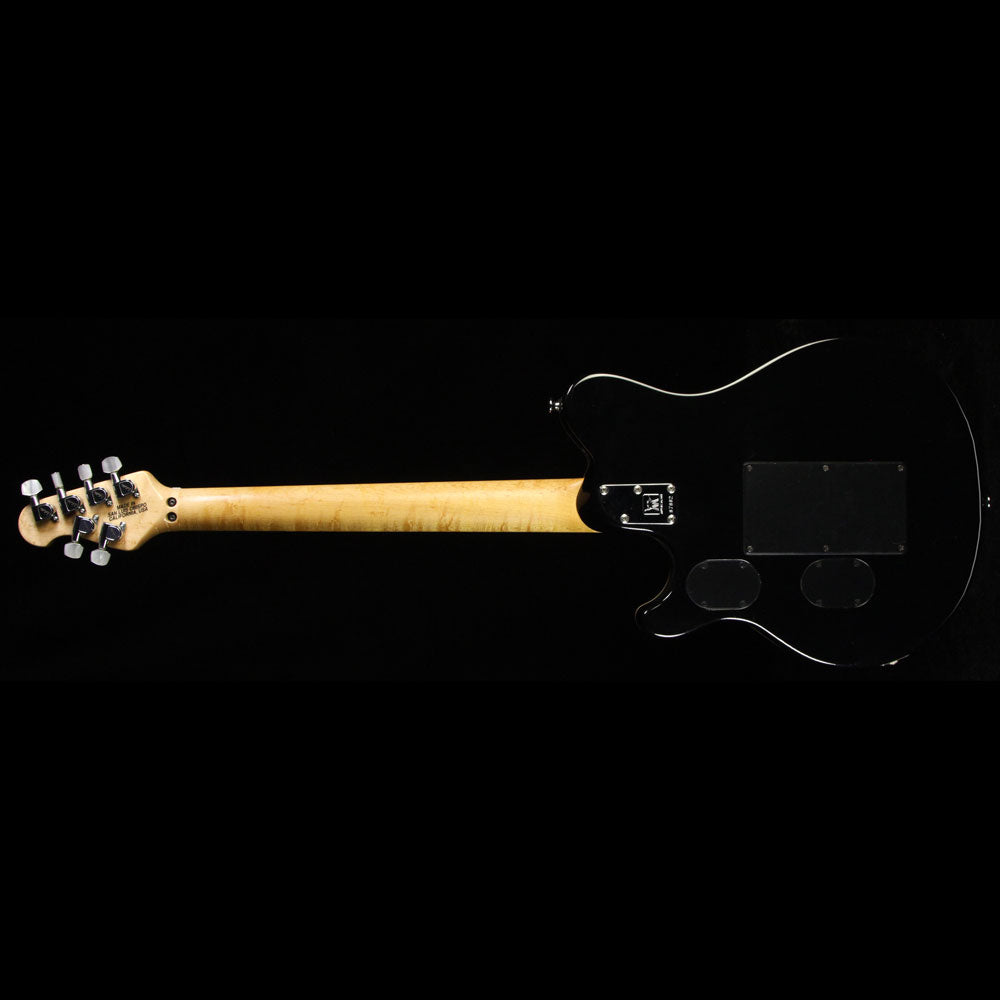 Used 1995 Ernie Ball Music Man Eddie Van Halen Signature Electric Guitar Transparent Amber Quilt — 3