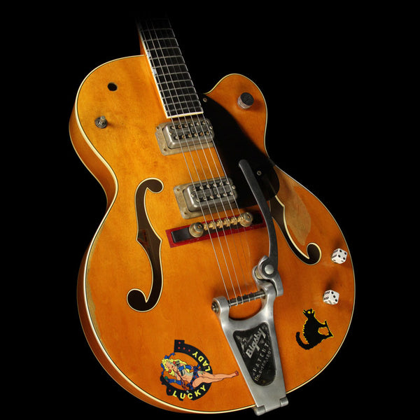 Used Gretsch G6120SSC Brian Setzer Guitar Vintage Western Maple Stain