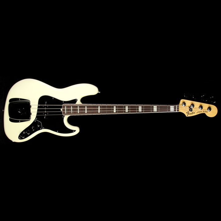 Used 2013 Fender American Deluxe Jazz Bass White Blonde