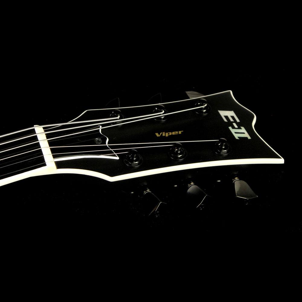 ESP E-II Viper Baritone Electric Guitar Charcoal Metallic Satin — 4
