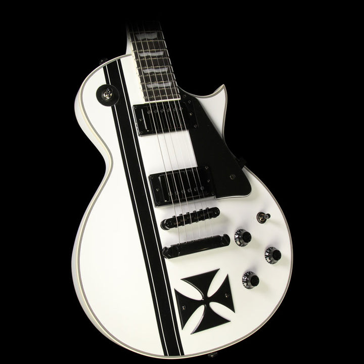 ESP LTD James Hetfield Signature Iron Cross Electric Guitar White