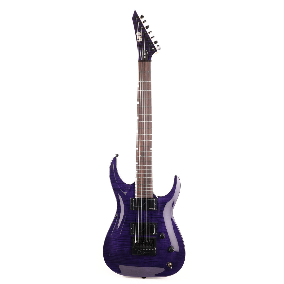 ESP LTD SH-7 Evertune Brian Head Welch Signature See Thru Purple Used — 2