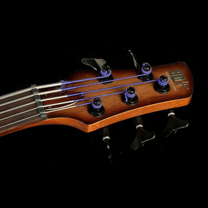 Ibanez SRH505F Fretless 5-String Bass Natural Browned Burst Flat