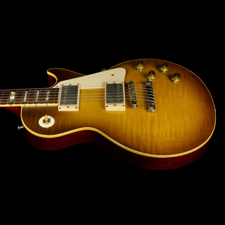 Used 2014 Gibson Custom Shop 1958 Les Paul Reissue Historic Makeover RDS Electric Guitar Dirty Lemon Burst