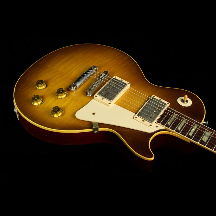 Used 2014 Gibson Custom Shop 1958 Les Paul Reissue Historic Makeover RDS Electric Guitar Dirty Lemon Burst