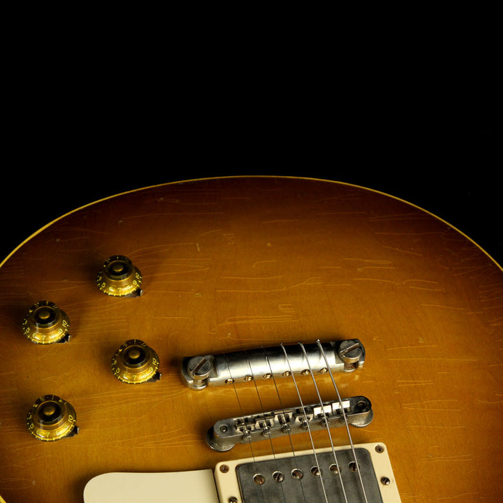 Used 2014 Gibson Custom Shop 1958 Les Paul Reissue Historic Makeover RDS Electric Guitar Dirty Lemon Burst