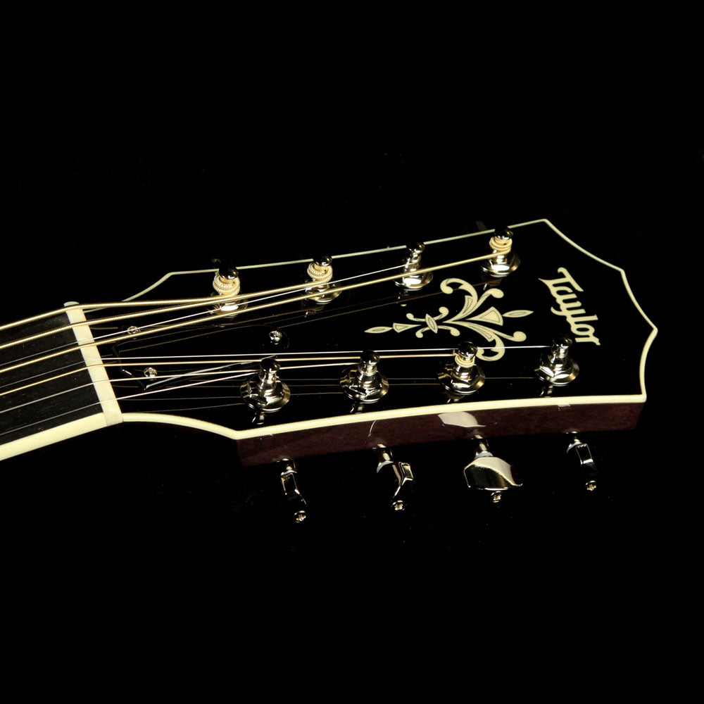 Taylor Custom Shop Grand Symphony Baritone 8-String Acoustic-Electric Guitar Sitka Spruce and Flame Maple Charcoal Black — 4