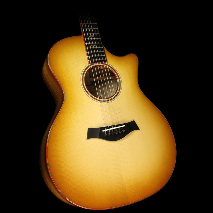 Taylor Custom Shop Grand Auditorium Acoustic-Electric Guitar European Spruce and Black Limba