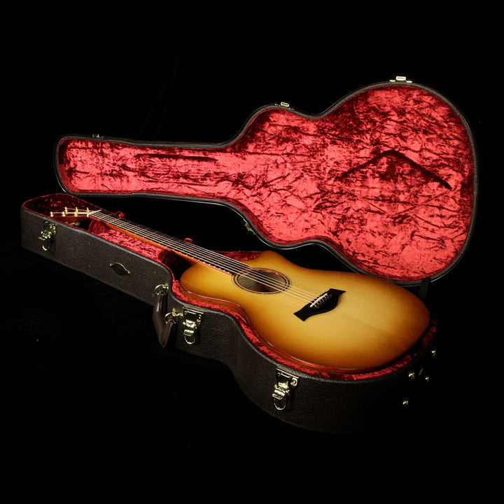 Taylor Custom Shop Grand Auditorium Acoustic-Electric Guitar European Spruce and Black Limba
