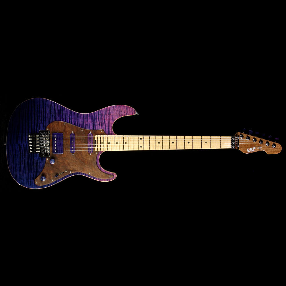 ESP Custom Shop 2017 NAMM Display Snapper-FR Electric Guitar See-Through Pink Purple — 2