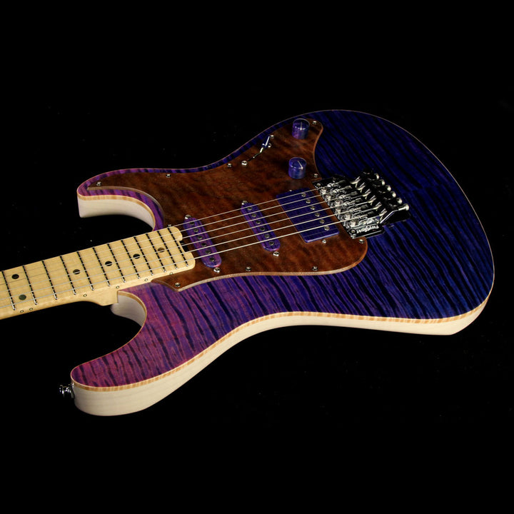 ESP Custom Shop 2017 NAMM Display Snapper-FR Electric Guitar See-Through Pink Purple