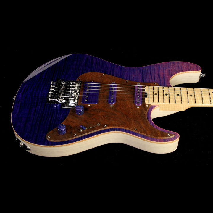 ESP Custom Shop 2017 NAMM Display Snapper-FR Electric Guitar See-Through Pink Purple