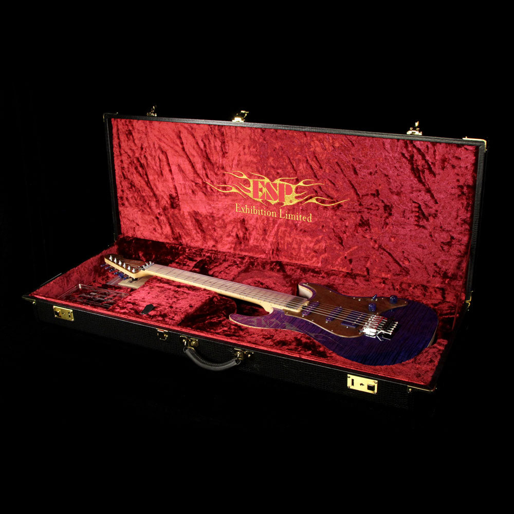 ESP Custom Shop 2017 NAMM Display Snapper-FR Electric Guitar See-Through Pink Purple — 9