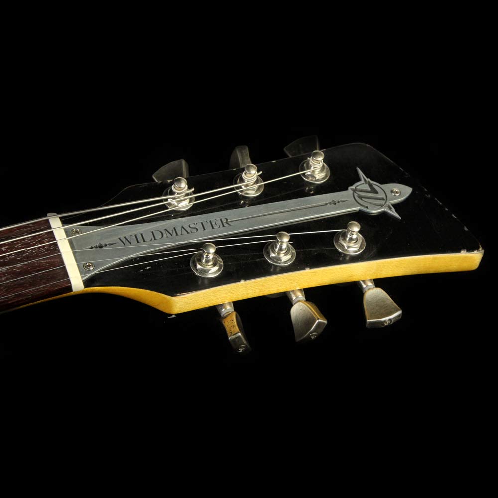 Wild Custom Guitars Wildmaster Electric Guitar Relic Teal Green over Sunburst — 4