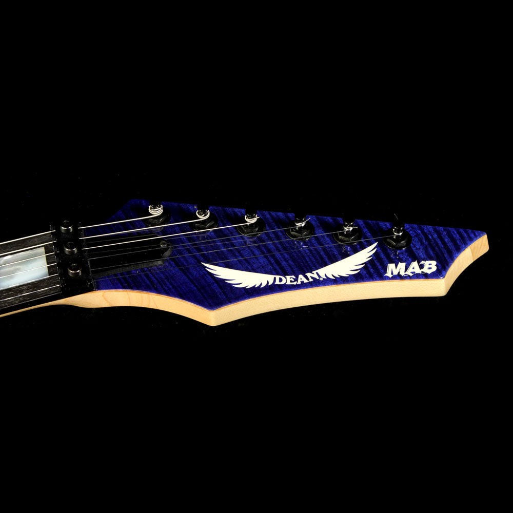 Used Dean USA Michael Angelo Batio Signature Electric Guitar Trans Blue — 4