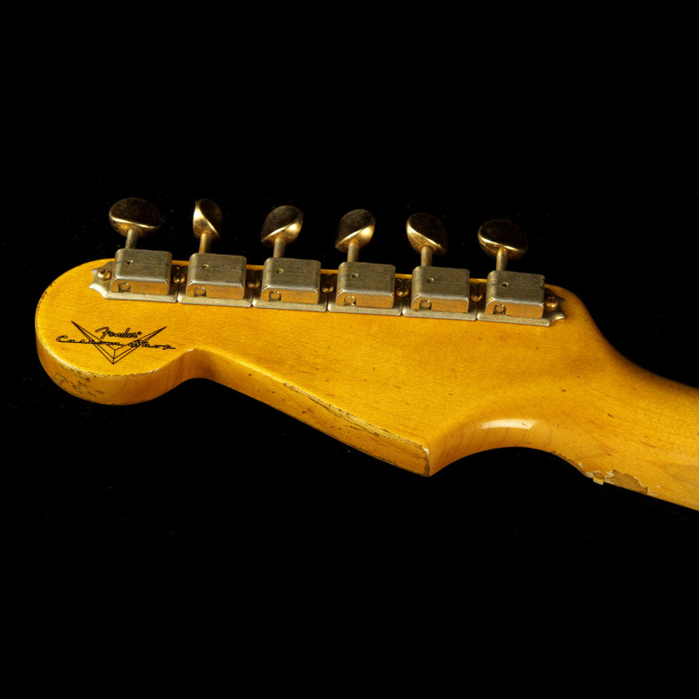 Used 2014 Fender Custom Shop Limited Golden 50s Heavy Relic 1954 Strat Guitar Cimarron Red — 5