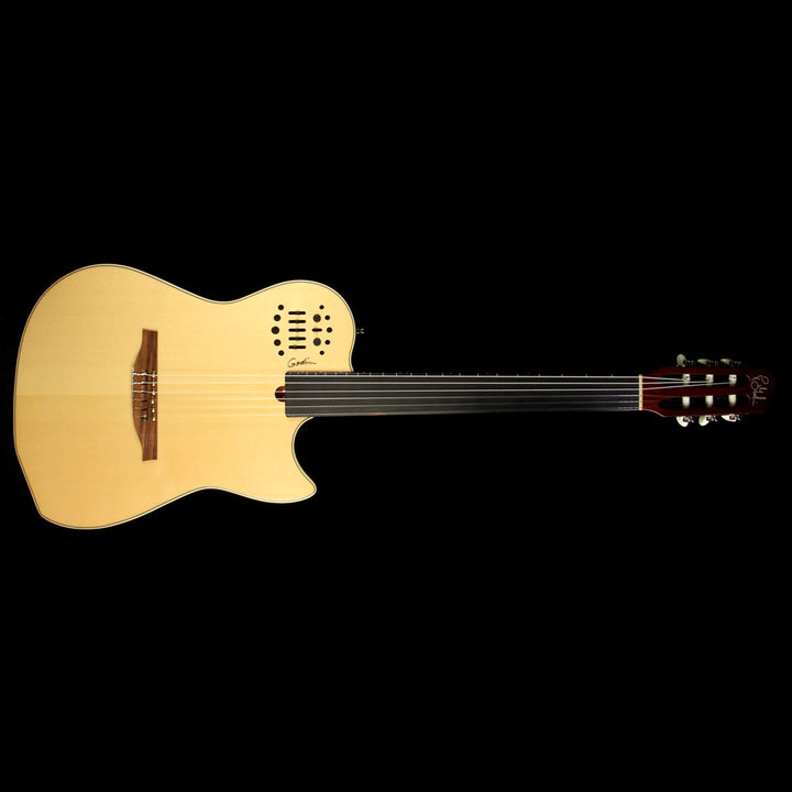 Used Godin Multiac Nylon Fretless SA Acoustic Guitar Natural
