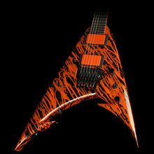 Used Bernie Rico Junior Diva Helloween Electric Guitar Black Splatter