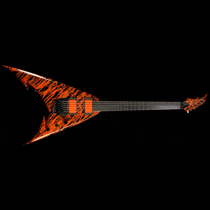 Used Bernie Rico Junior Diva Helloween Electric Guitar Black Splatter ...