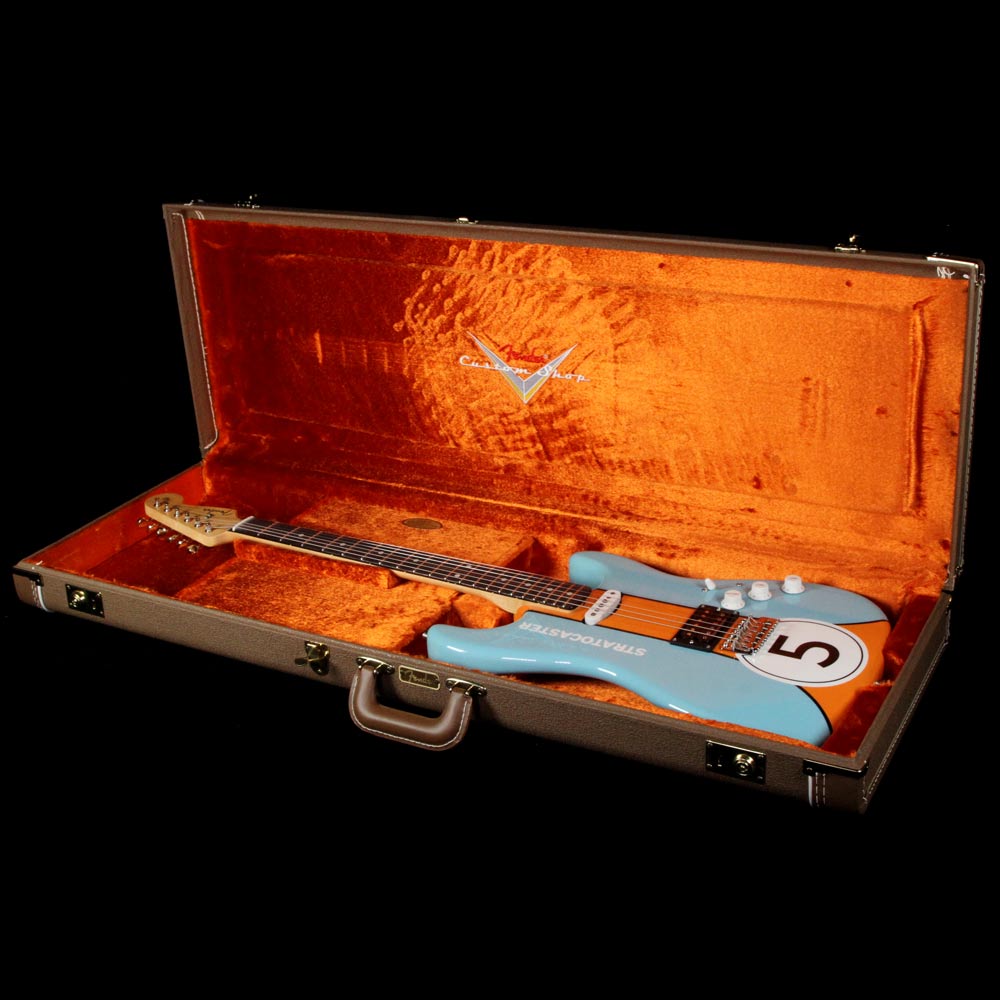 Fender Custom Shop Stratocaster HS Masterbuilt Jason Smith Electric Guitar Racing Theme — 8