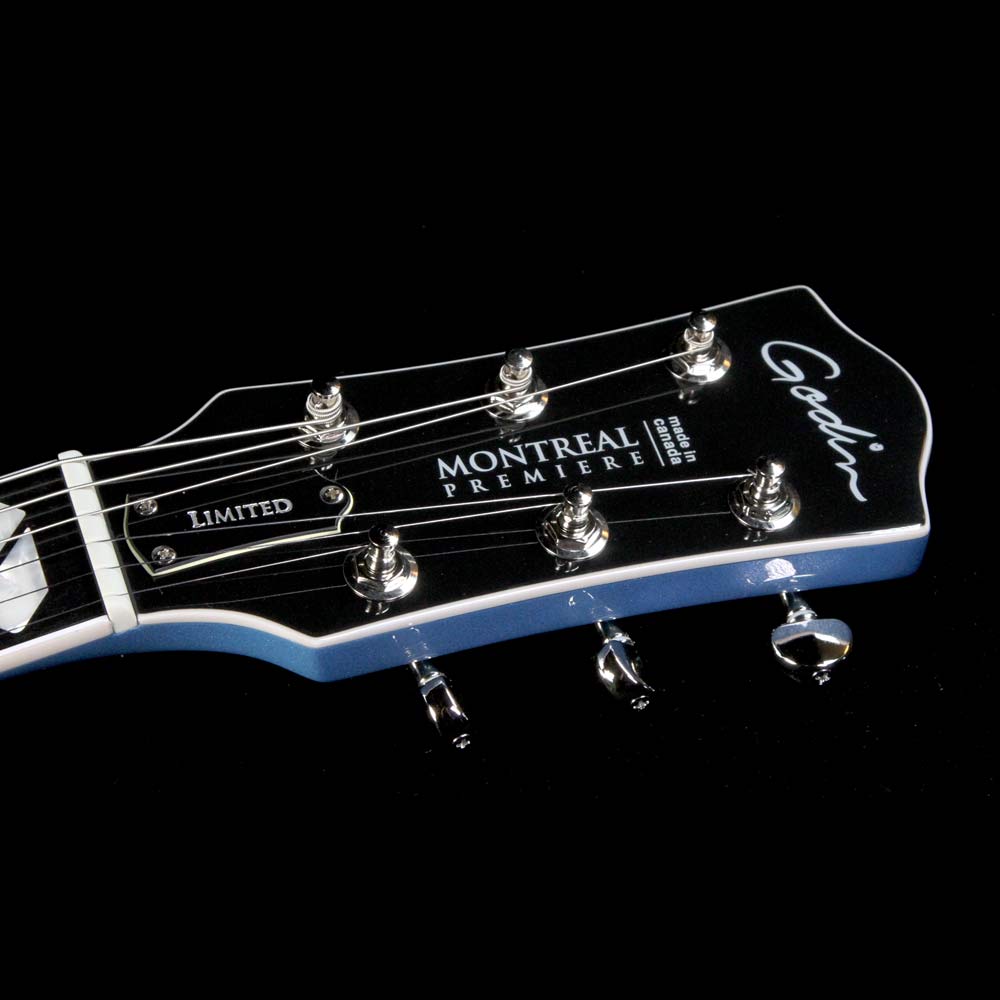 Godin Montreal Premiere LTD Electric Guitar Desert Blue — 4